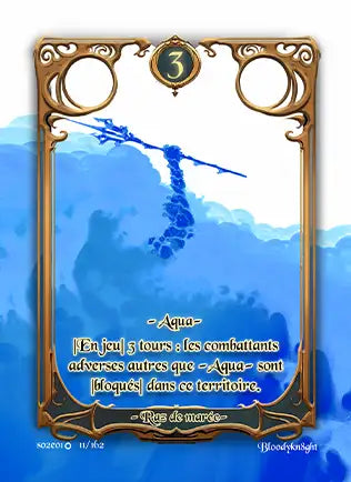 Carte Safir - Raz de Marée - Saison 2 ED1 Forteresse Azur
