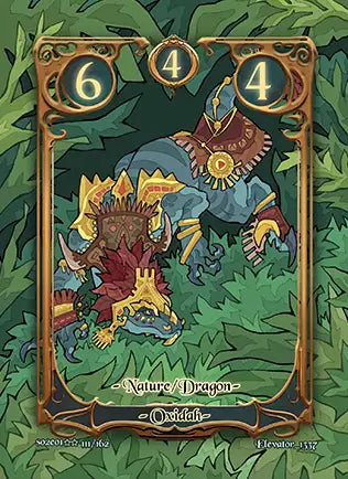Carte Safir - Oxidah - Saison 2 ED1 Forteresse Azur