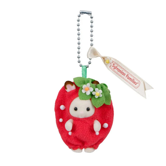 Sylvanian Families : Porte-clés Baby Bunny Strawberry