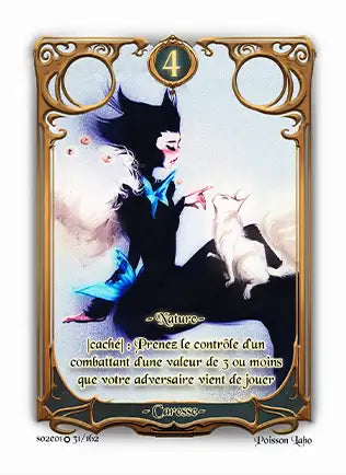 Carte Safir - Caresse - Saison 2 ED1 Forteresse Azur