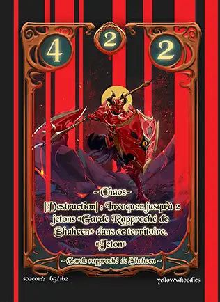 Carte Safir - Garde rapproché de Shaheen - Saison 2 ED1 Forteresse Azur