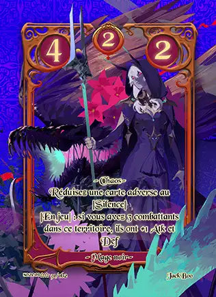 Carte Safir - Mage Noir - Saison 2 ED1 Forteresse Azur