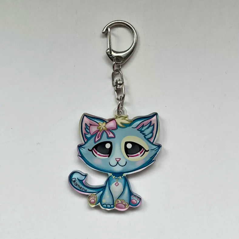 LPS candy cat keychain 1155