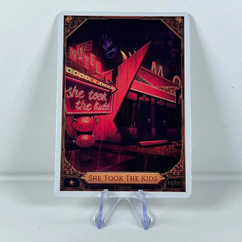 Hazbin Hotel Card 44/60: SHE TOOK THE KIDS Foil