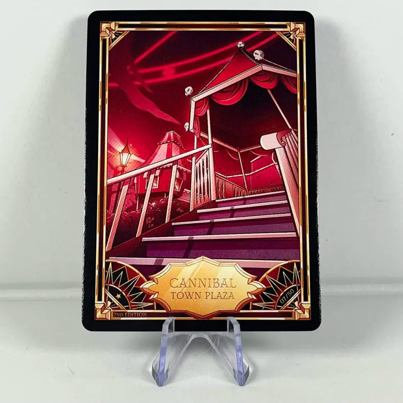 Carte Hazbin Hotel 07/50 : CANNIBAL TOWN PLAZA