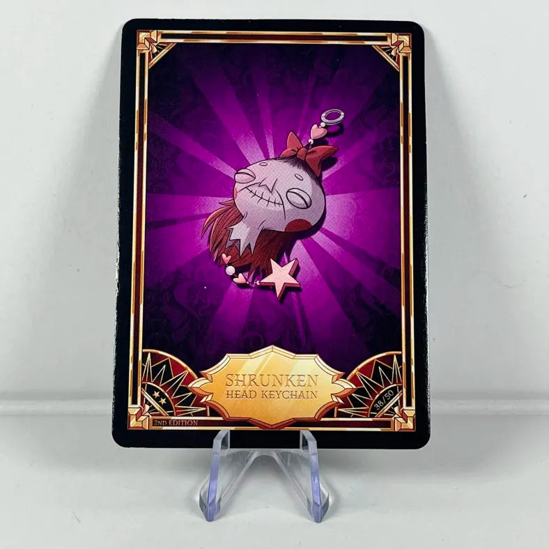 Hazbin Hotel Card 38/50: SHRUNKEN HEAD KEYCHAIN