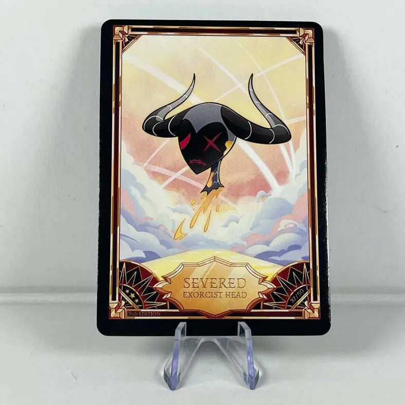 Hazbin Hotel Card 37/50: SEVERED EXORCIST HEAD