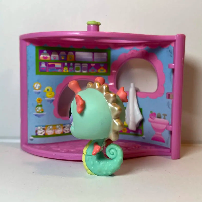 Figurine Littlest Petshop Hippocampe #348 "Pet Nook"