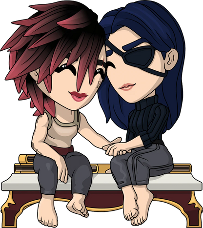 Youtooz Vi and Caitlyn Figure