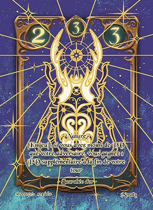 Carte Safir - Scarabée d'Or - Saison 2 ED1 Forteresse Azur