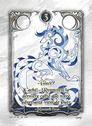 Carte Safir - Manuscrit blanc - Saison 2.5 ED1 Nuit Blanche