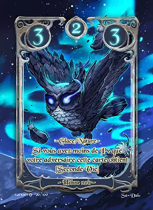 Carte Safir - Hibou Noir - Saison 2.5 ED1 Nuit Blanche