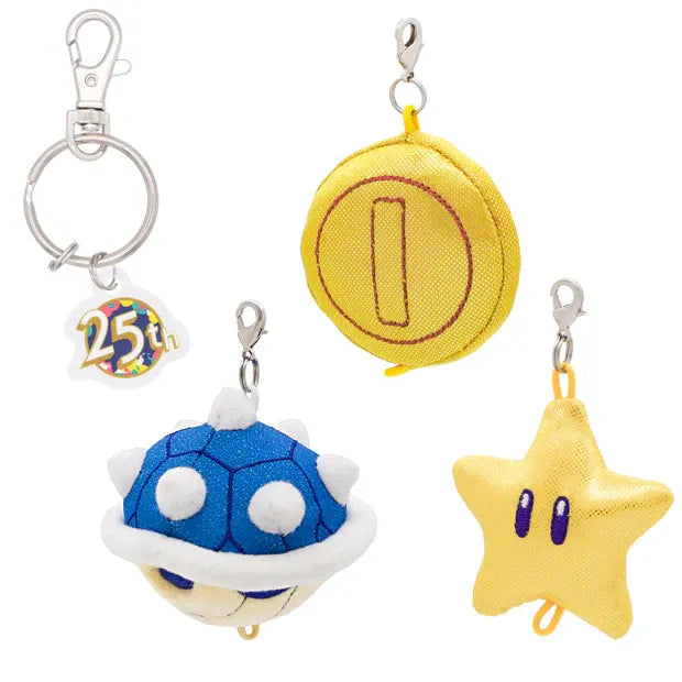 Porte-clés Peluches 25e Anniversaire Super Nintendo World USJ