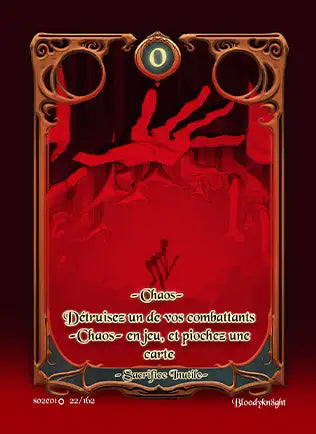 Carte Safir - Sacrifice Inutile - Saison 2 ED1 Forteresse Azur