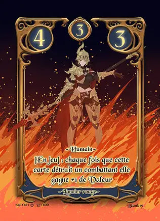 Carte Safir - Lancier rouge - Saison 2.5 ED1 Nuit Blanche