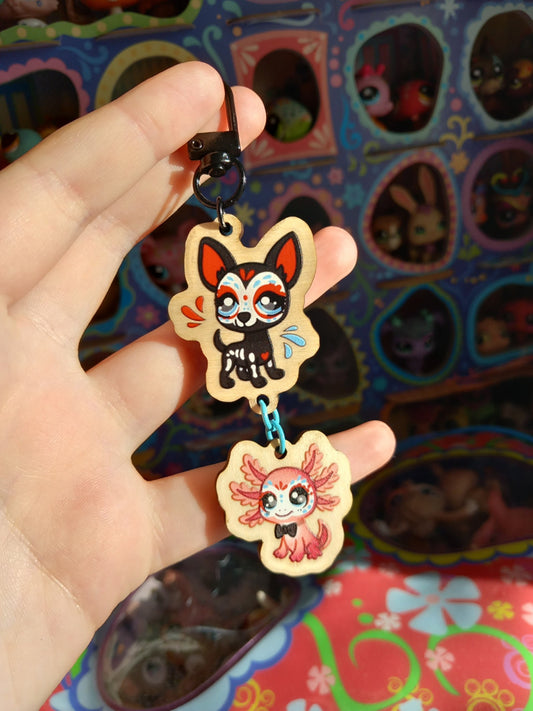 LPS Day of the Dead Keychain