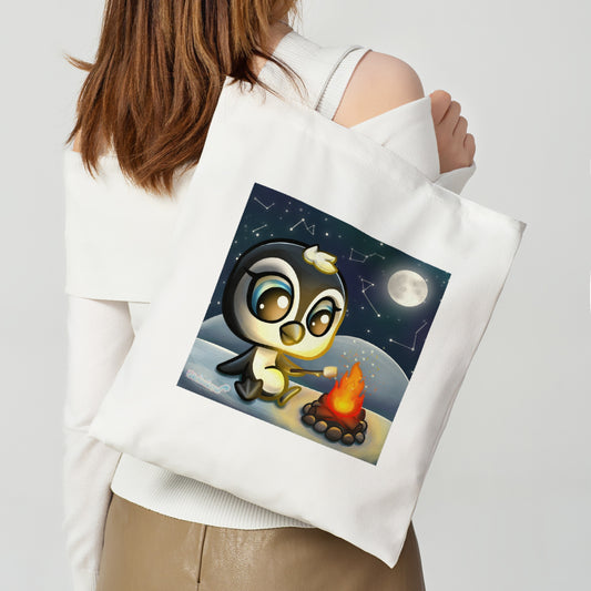 Précommande : Tote bag imprimé LPS Chamallow sous la Lune
