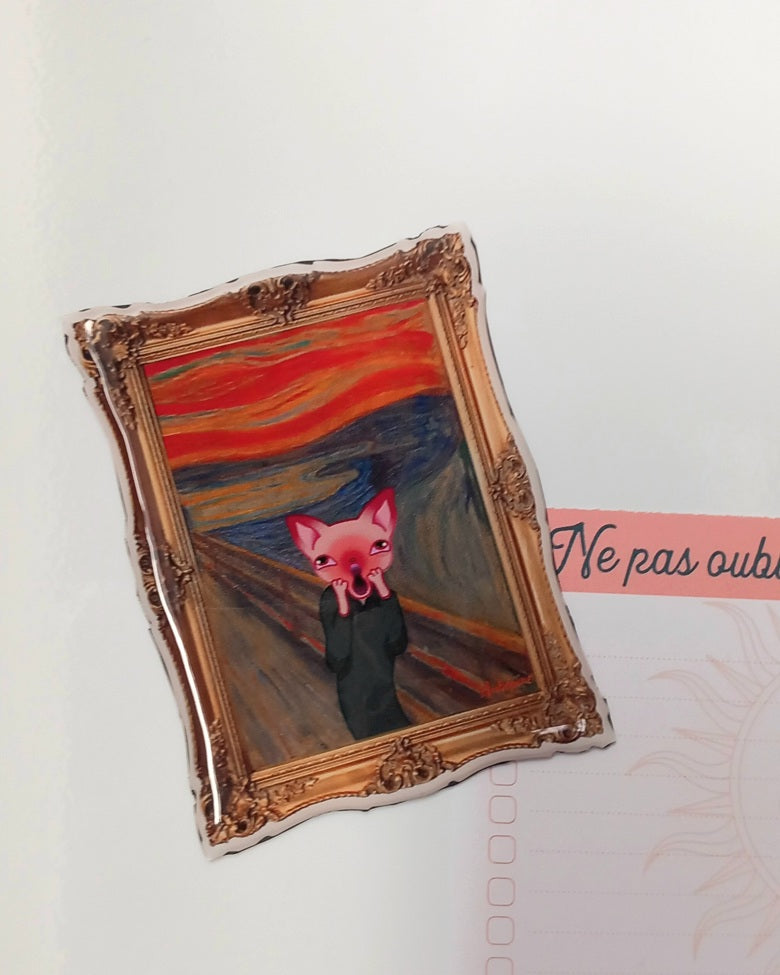 LPS "The Scream" Refrigerator Magnet