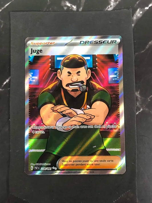 Carte Pokémon Juge Destinées de Paldea