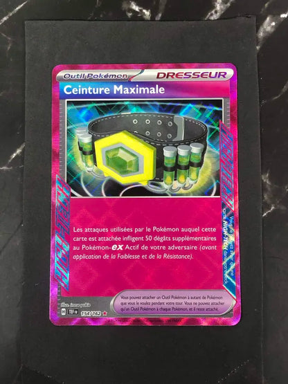 Carte Pokémon Ceinture Maximale Forces Temporelles