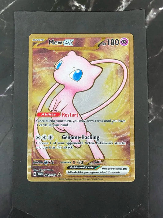 Carte Pokémon Mew Ex Carte Metal Promo Ultra Premium