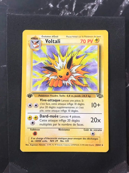 Carte Pokémon Voltali Jungle 1ère édition