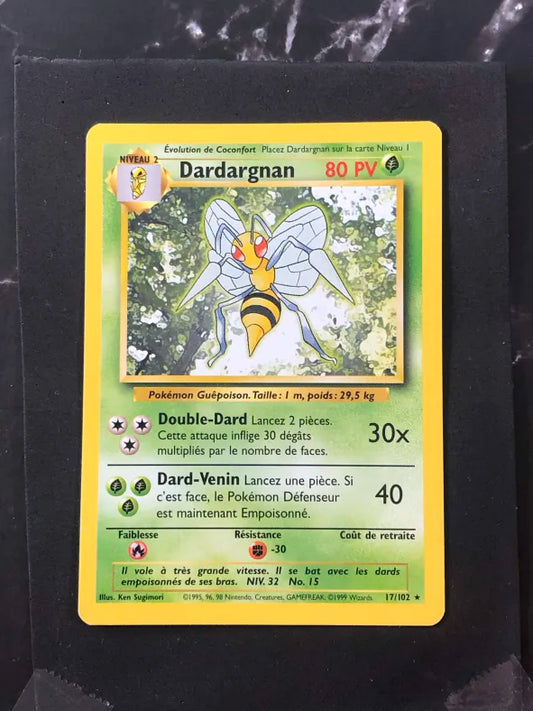Carte Pokémon Dardargnan Set de base
