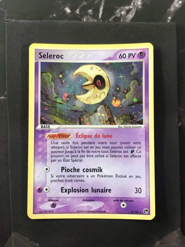 Carte Pokémon Seleroc Holo EX Tempête de Sable