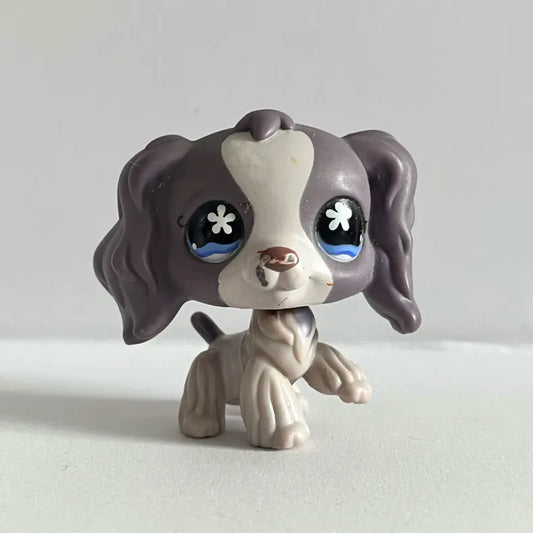 Figurine Littlest Petshop Chien Épagneul #672