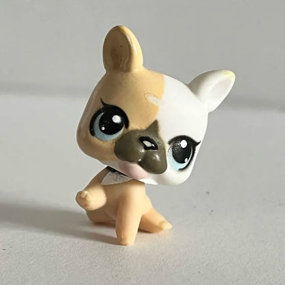 Littlest Pet Shop Bulldog Mom and Baby Figure #3587 #3588