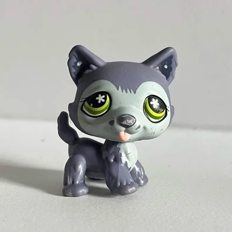 Figurine Littlest Petshop Chien Husky #487