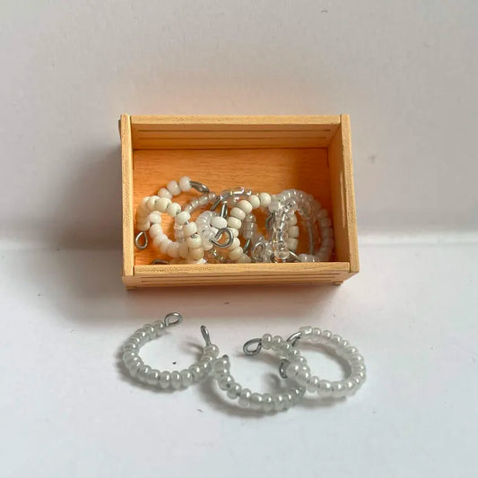 Lot de colliers simples LPS nuances de blanc
