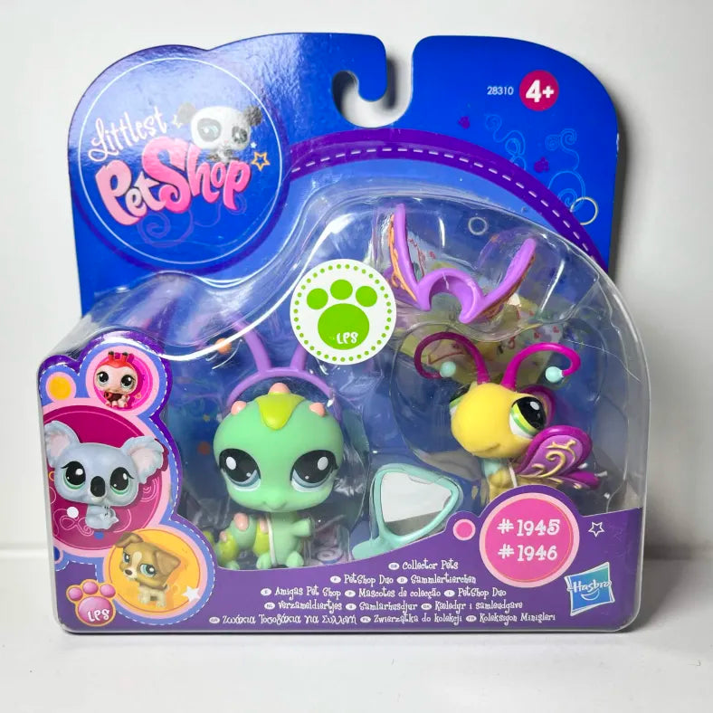 Littlest Petshop NIB Chenille #1945 et Papillon #1946