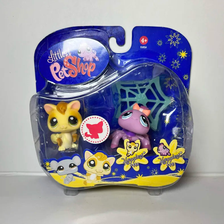 Littlest Petshop NIB écureuil volant #990 et araignée #991