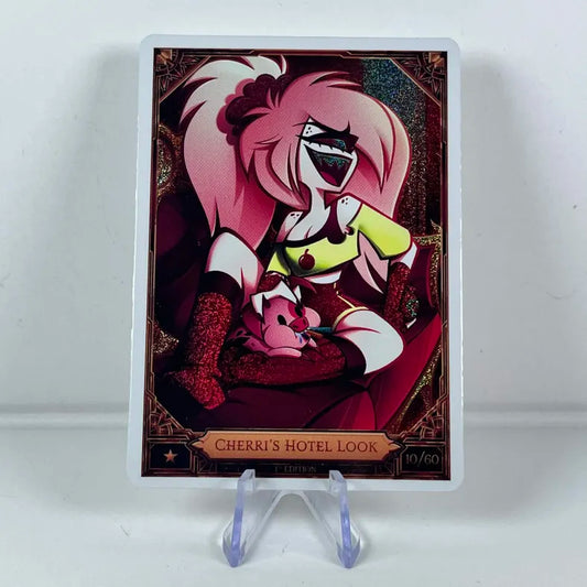 Carte Hazbin Hotel 10/60 : CHERRI'S HOTEL LOOK Foil