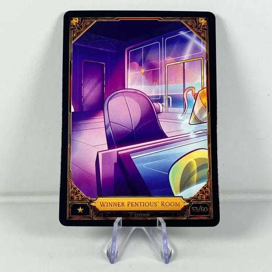 Hazbin Hotel Card 53/60: WINNER PENTIOUS' ROOM