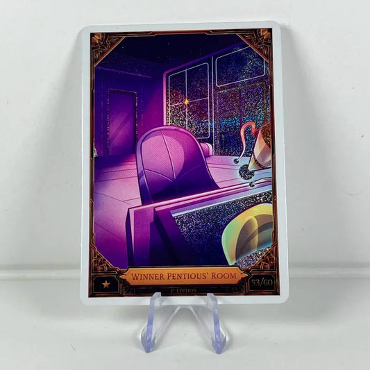 Carte Hazbin Hotel 53/60 : WINNER PENTIOUS' ROOM Foil