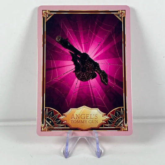 Carte Hazbin Hotel 06/50 : ANGEL DUST'S TOMMY GUN Foil