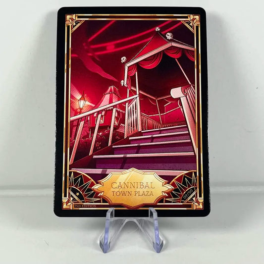 Carte Hazbin Hotel 07/50 : CANNIBAL TOWN PLAZA