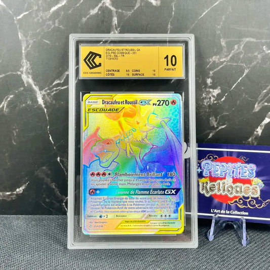 Carte gradée Escouade Dracaufeu & Roussil GX