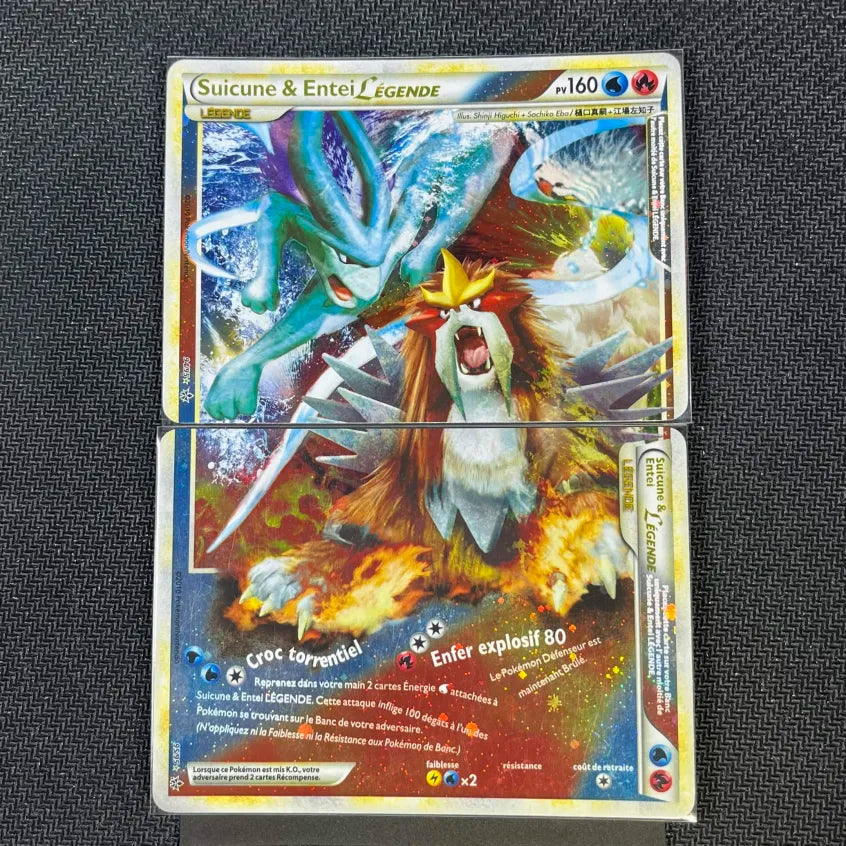 Pokémon Card Suicune & Entei LEGEND