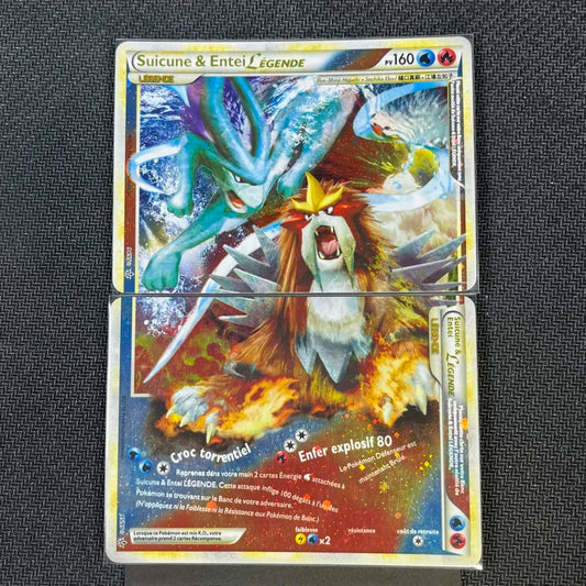 Pokémon Card Suicune & Entei LEGEND