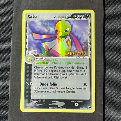 Carte Pokémon Xatu Espèces Delta Reverse Stamp