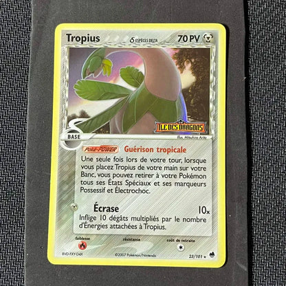 Carte Pokémon Tropius Espèces Delta Reverse Stamp