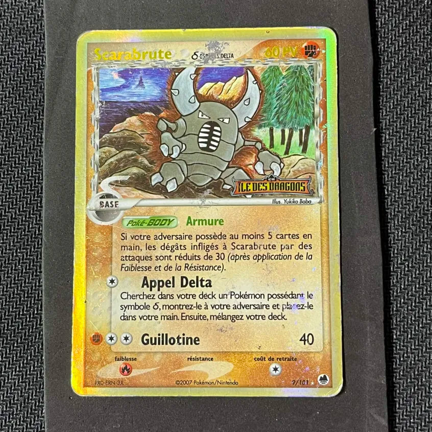 Pokémon Scyther Delta Species Reverse Stamp Card