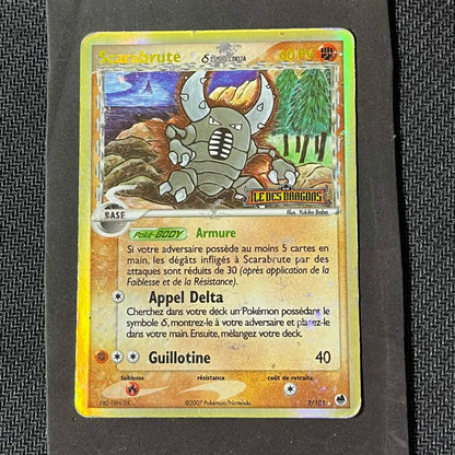 Pokémon Scyther Delta Species Reverse Stamp Card