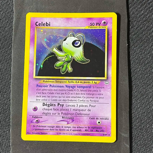 Celebi Neo Revelation Pokémon Card