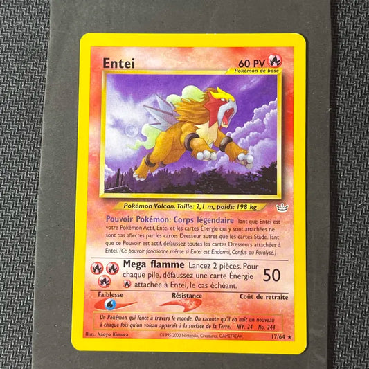 Carte Pokémon Entei Néo Revelation