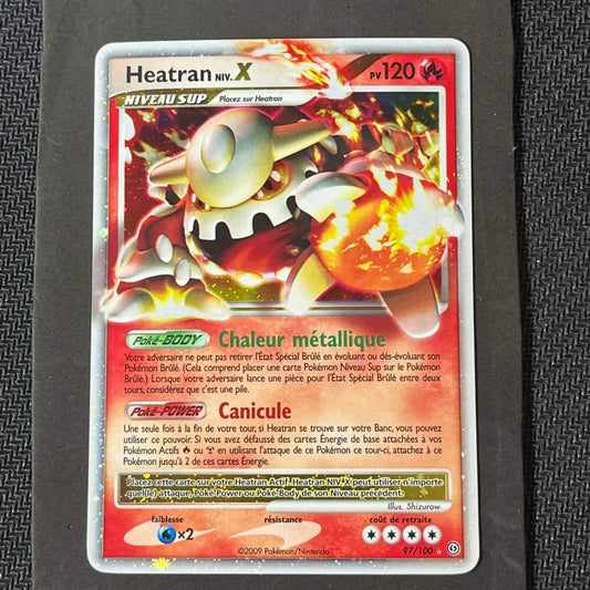 Carte Pokémon Heatran Niv.X Tempête