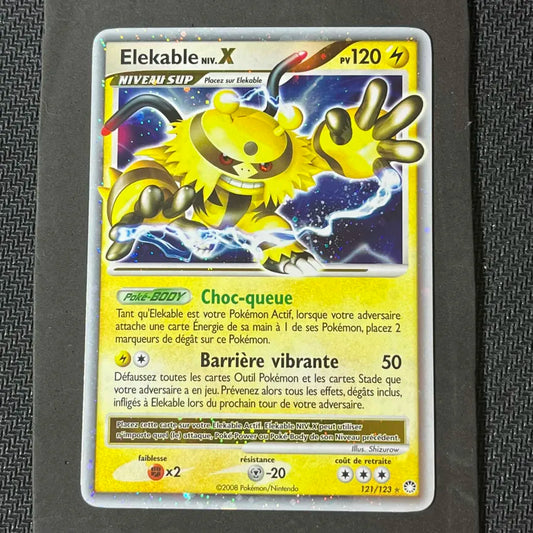Carte Pokémon Elekable Niv.X Diamant & Perle Trésors Mystérieux